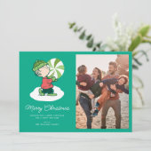 Cartes Pour Fêtes Annuelles Bonbon à la menthe de Linus (Debout devant)