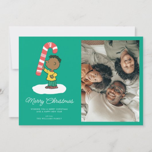 Cartes Pour Fêtes Annuelles Bonbon à la menthe poivrée de Franklin (Devant)