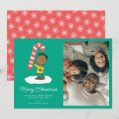 Cartes Pour Fêtes Annuelles Bonbon à la menthe poivrée de Franklin (Devant / Derrière)