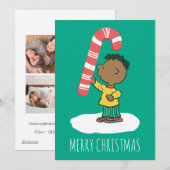 Cartes Pour Fêtes Annuelles Bonbon au poivre de Franklin (Devant / Derrière)