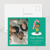 Cartes Pour Fêtes Annuelles Bonbon au poivre de Franklin (Devant / Derrière)