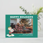 Cartes Pour Fêtes Annuelles Bonbons au poivre Charlie Brown (Debout devant)