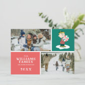 Cartes Pour Fêtes Annuelles Bonbons au poivre Charlie Brown (Debout devant)