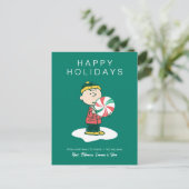 Cartes Pour Fêtes Annuelles Bonbons au poivre de Charlie Brown (Debout devant)