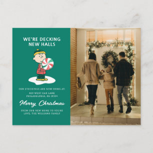 Cartes Pour Fêtes Annuelles Bonbons au poivre de Charlie Brown