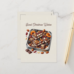 Cartes Pour Fêtes Annuelles Bonbons de Noël doux festif
