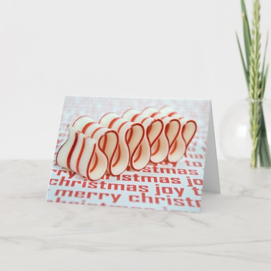 Cartes Pour Fêtes Annuelles Bonbons de Ribbon (Devant)