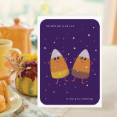Cartes Pour Fêtes Annuelles Bonbons mixtes Duo de maïs "Counting Blessings" Au