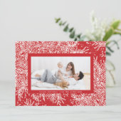 Cartes Pour Fêtes Annuelles Bonbons Pomme Rouge Glace Blanc Flèche-neige Photo (Debout devant)