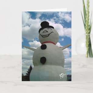 Cartes Pour Fêtes Annuelles Bonhomme de neige du Minnesota