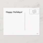 Cartes Pour Fêtes Annuelles Bonhommes en pain d'épice gais (Dos)