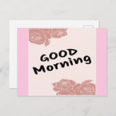 Cartes Pour Fêtes Annuelles Bonjour (Devant / Derrière)