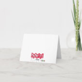 Cartes Pour Fêtes Annuelles Bonjour ! (Dos)