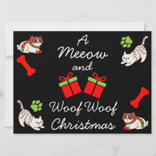 Cartes Pour Fêtes Annuelles Bonjour à Noël saisonnier des animaux mignons