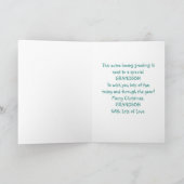 Cartes Pour Fêtes Annuelles Bonjour, Grand-fils Joyeux Noël (Intérieur)