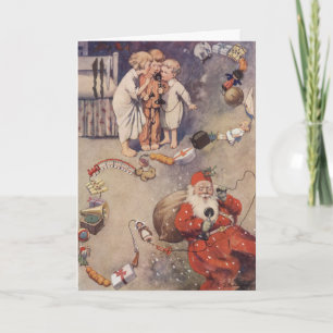 Cartes Pour Fêtes Annuelles Bonjour, Père Noël ! par George E Studdy