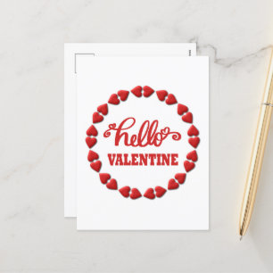 Cartes Pour Fêtes Annuelles Bonjour Valentine - Calligraphie phrase pour Valen