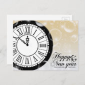 Cartes Pour Fêtes Annuelles Bonne année (Devant / Derrière)