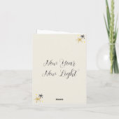 Cartes Pour Fêtes Annuelles bonne année (Dos)