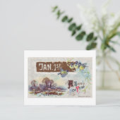 Cartes Pour Fêtes Annuelles Bonne année (Debout devant)