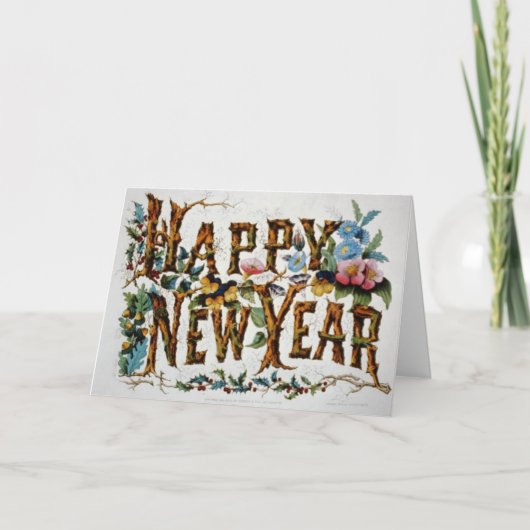 Cartes Pour Fêtes Annuelles Bonne Année (Devant)