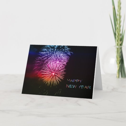 Cartes Pour Fêtes Annuelles Bonne année (Devant)
