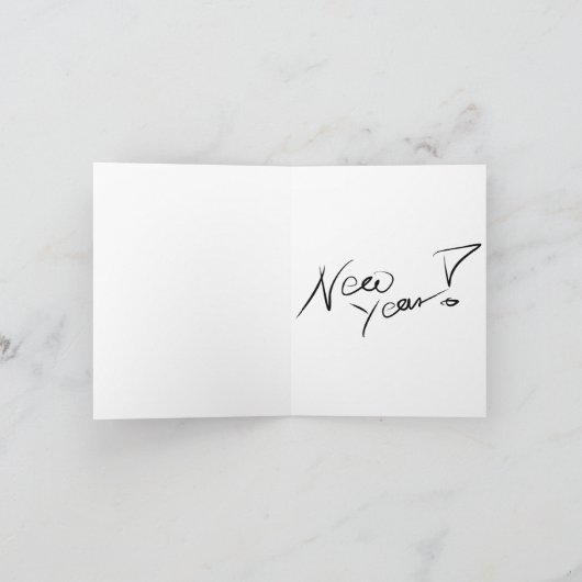 Cartes Pour Fêtes Annuelles Bonne Année  (Intérieur)