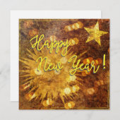 Cartes Pour Fêtes Annuelles Bonne année ! (Devant / Derrière)