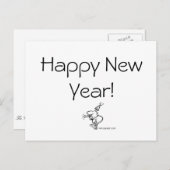 Cartes Pour Fêtes Annuelles Bonne année ! (Devant / Derrière)