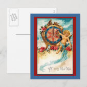 Cartes Pour Fêtes Annuelles Bonne année (Devant / Derrière)