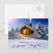 Cartes Pour Fêtes Annuelles bonne année (Devant / Derrière)