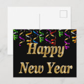 Cartes Pour Fêtes Annuelles Bonne année (Devant / Derrière)