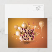 Cartes Pour Fêtes Annuelles bonne année (Devant / Derrière)