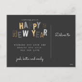 CARTES POUR FÊTES ANNUELLES BONNE ANNÉE (Dos)