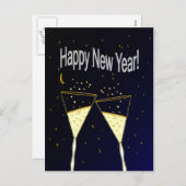 Cartes Pour Fêtes Annuelles Bonne année (Devant / Derrière)