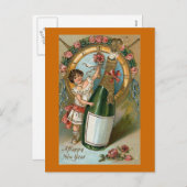 Cartes Pour Fêtes Annuelles Bonne année (Devant / Derrière)