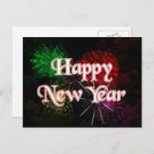 Cartes Pour Fêtes Annuelles Bonne année (Devant / Derrière)