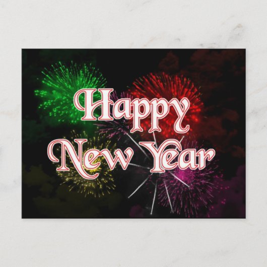 Cartes Pour Fêtes Annuelles Bonne année (Devant)