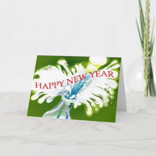Cartes Pour Fêtes Annuelles Bonne année (Devant)