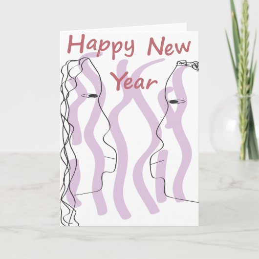 Cartes Pour Fêtes Annuelles Bonne année (Devant)