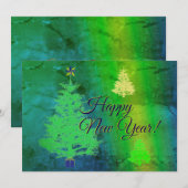 Cartes Pour Fêtes Annuelles Bonne année (Devant / Derrière)