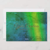 Cartes Pour Fêtes Annuelles Bonne année (Dos)