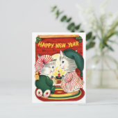 Cartes Pour Fêtes Annuelles Bonne année (Debout devant)