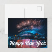 Cartes Pour Fêtes Annuelles Bonne année (Devant / Derrière)