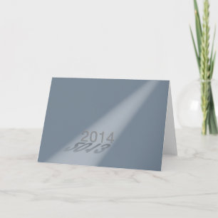 Cartes Pour Fêtes Annuelles Bonne année 2013-2014 Spotlight Grey