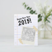 Cartes Pour Fêtes Annuelles bonne année 2015 (Debout devant)