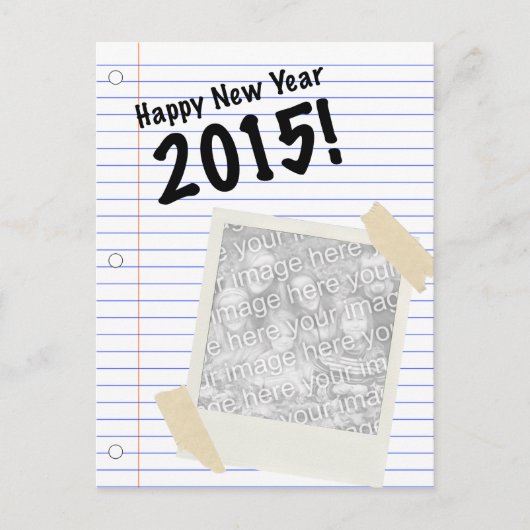 Cartes Pour Fêtes Annuelles bonne année 2015 (Devant)