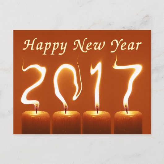 Cartes Pour Fêtes Annuelles Bonne année 2017 (Devant)