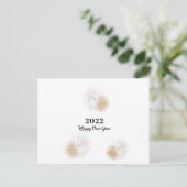 Cartes Pour Fêtes Annuelles Bonne année 2022 (Debout devant)