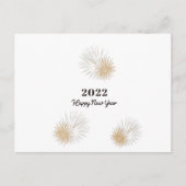 Cartes Pour Fêtes Annuelles Bonne année 2022 (Devant)